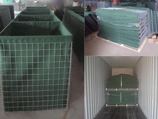 Hesco Barrier Setup