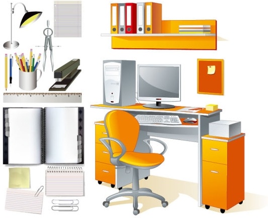 Office Supplies Arrangement